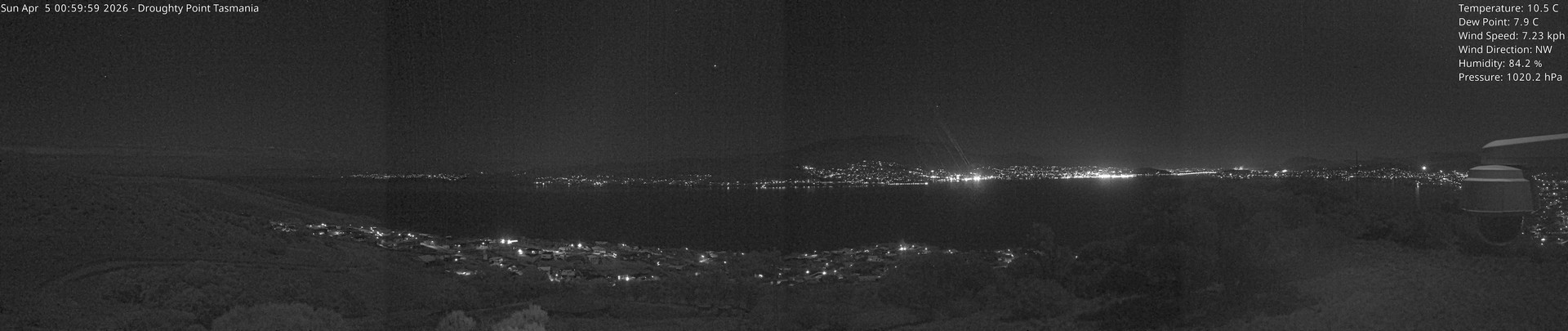 time-lapse frame, Droughty Point webcam