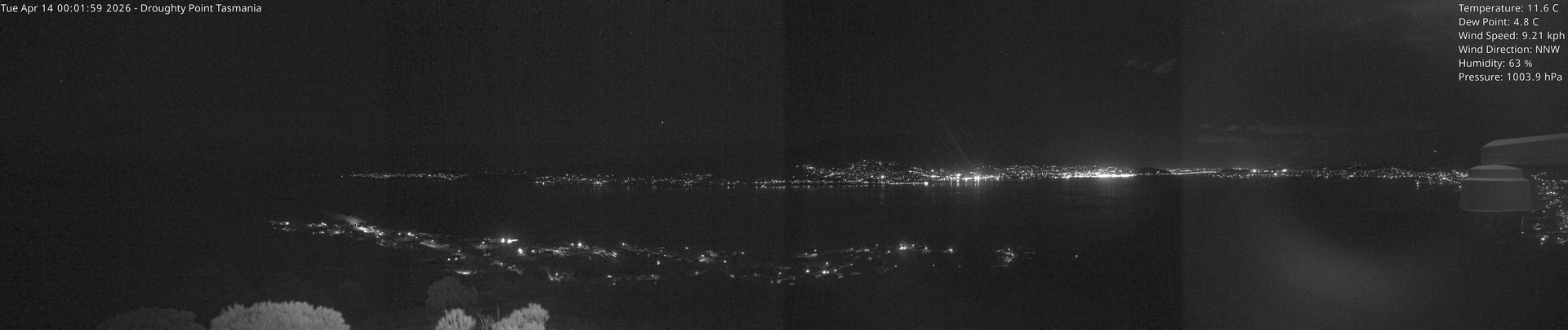 time-lapse frame, Droughty Point webcam