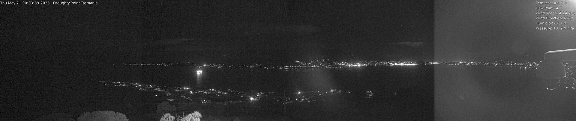 time-lapse frame, Droughty Point webcam