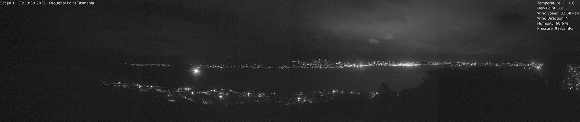 time-lapse frame, Droughty Point webcam