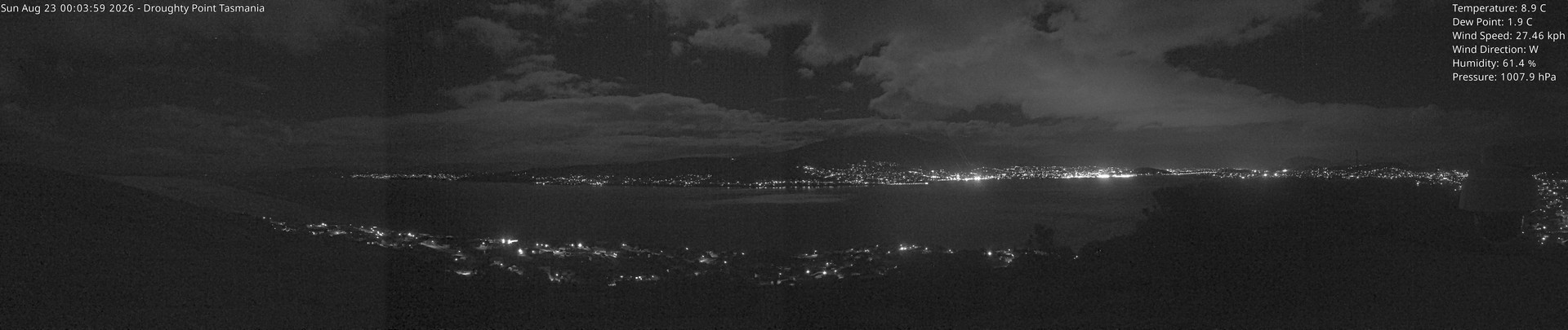 time-lapse frame, Droughty Point webcam