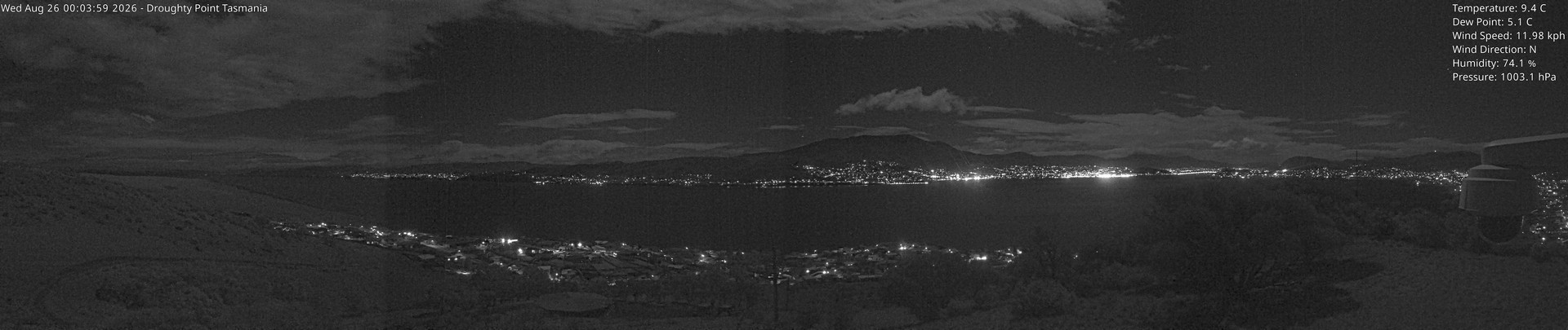 time-lapse frame, Droughty Point webcam