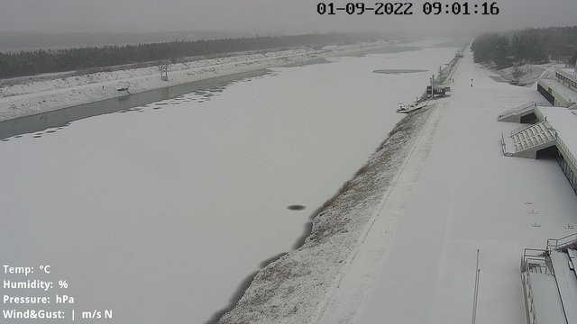 time-lapse frame, Labe Arena Racice webcam
