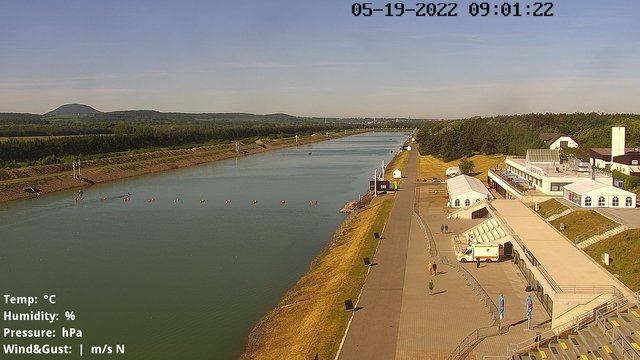 time-lapse frame, Labe Arena Racice webcam