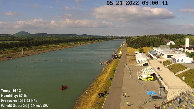 time-lapse frame, Labe Arena Racice webcam