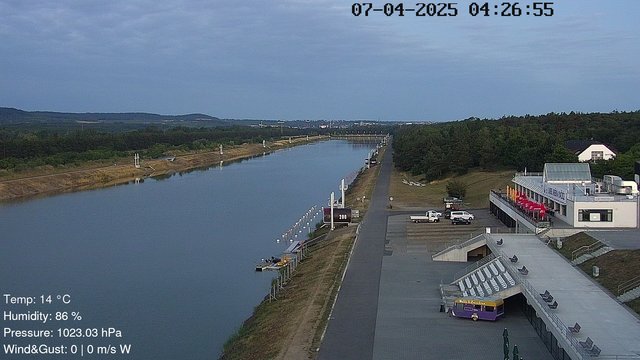 time-lapse frame, Labe Arena Racice webcam