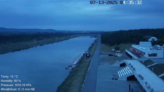 time-lapse frame, Labe Arena Racice webcam