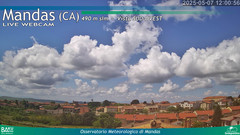 view from Mandas on 2025-05-07