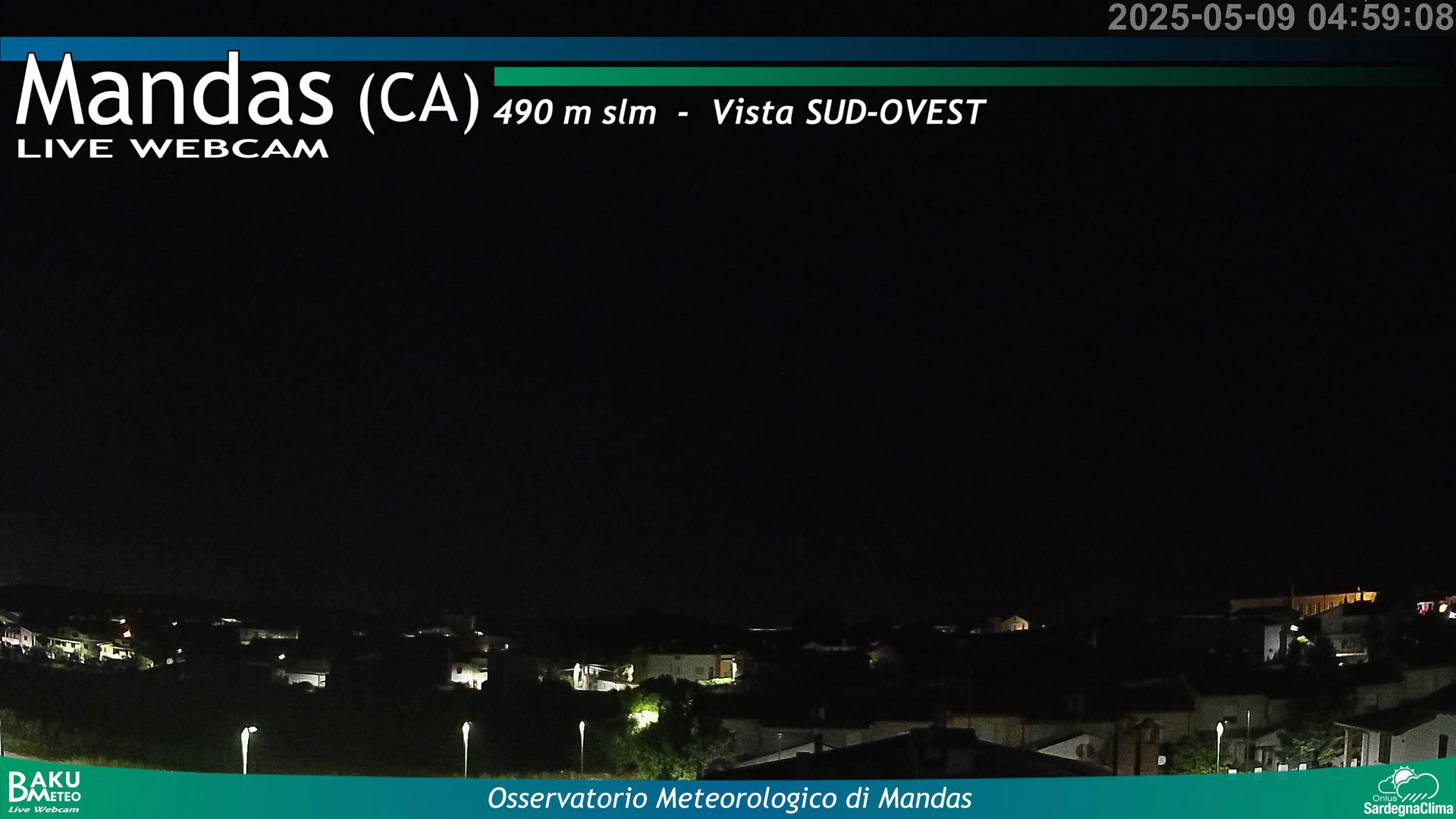 time-lapse frame, Mandas webcam