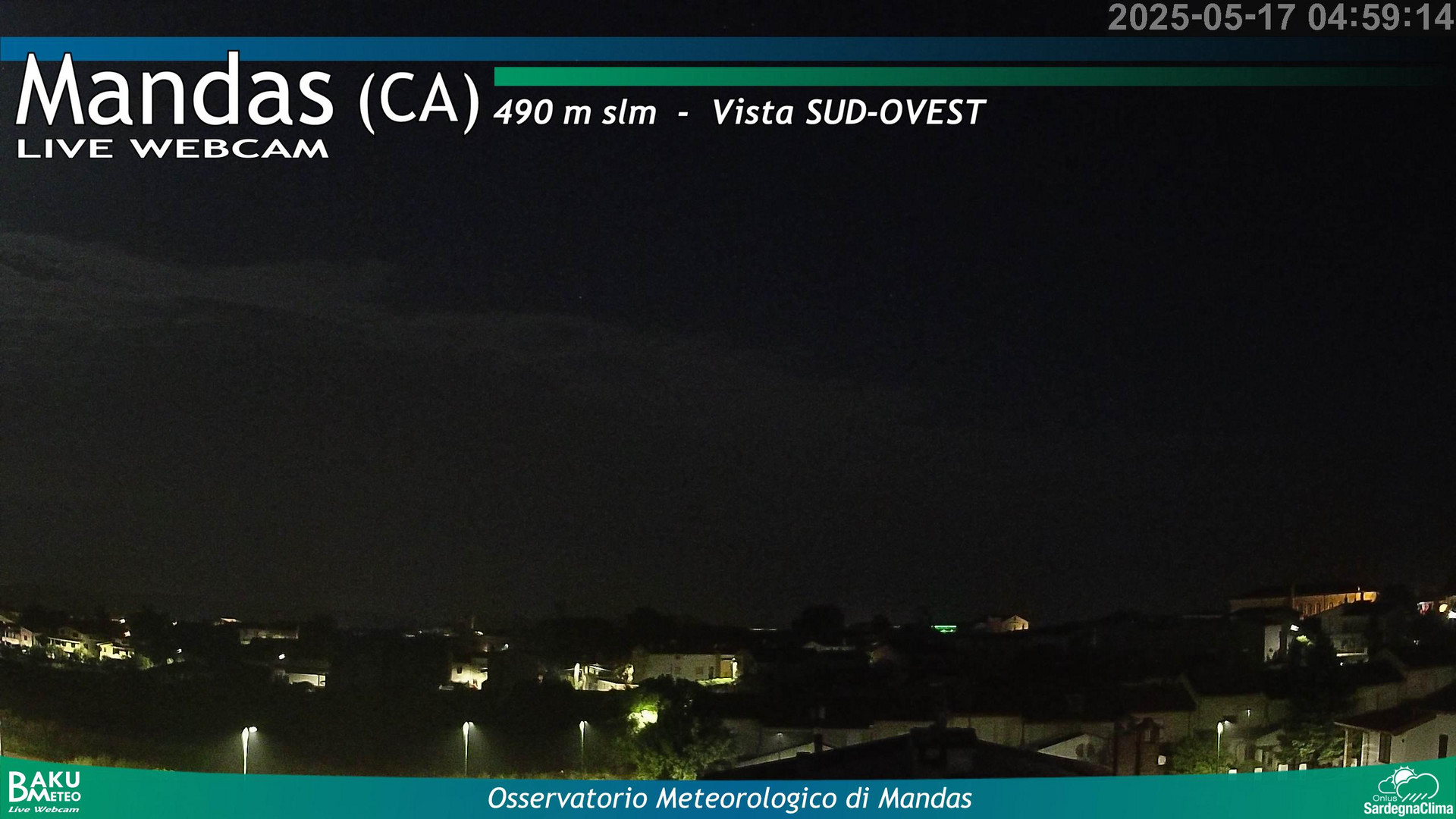 time-lapse frame, Mandas webcam