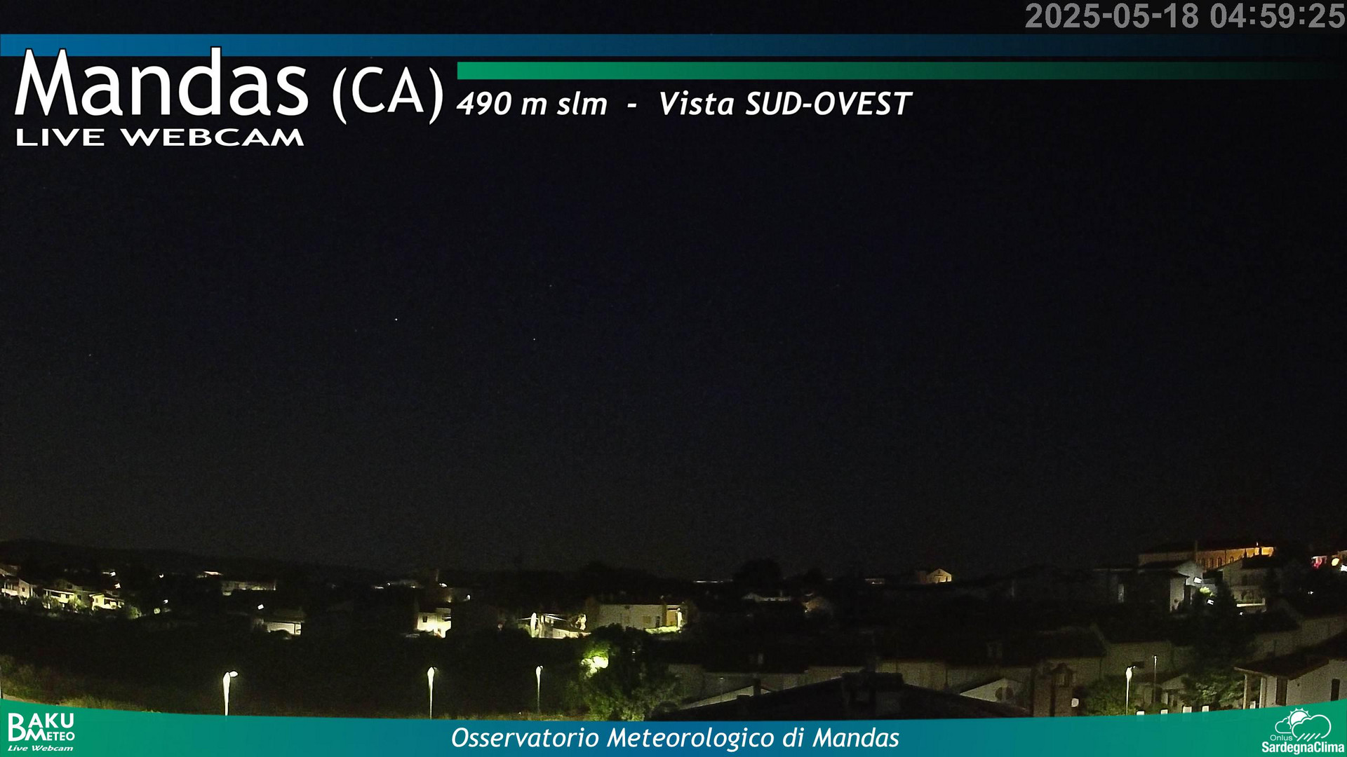 time-lapse frame, Mandas webcam