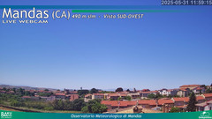 view from Mandas on 2025-05-31