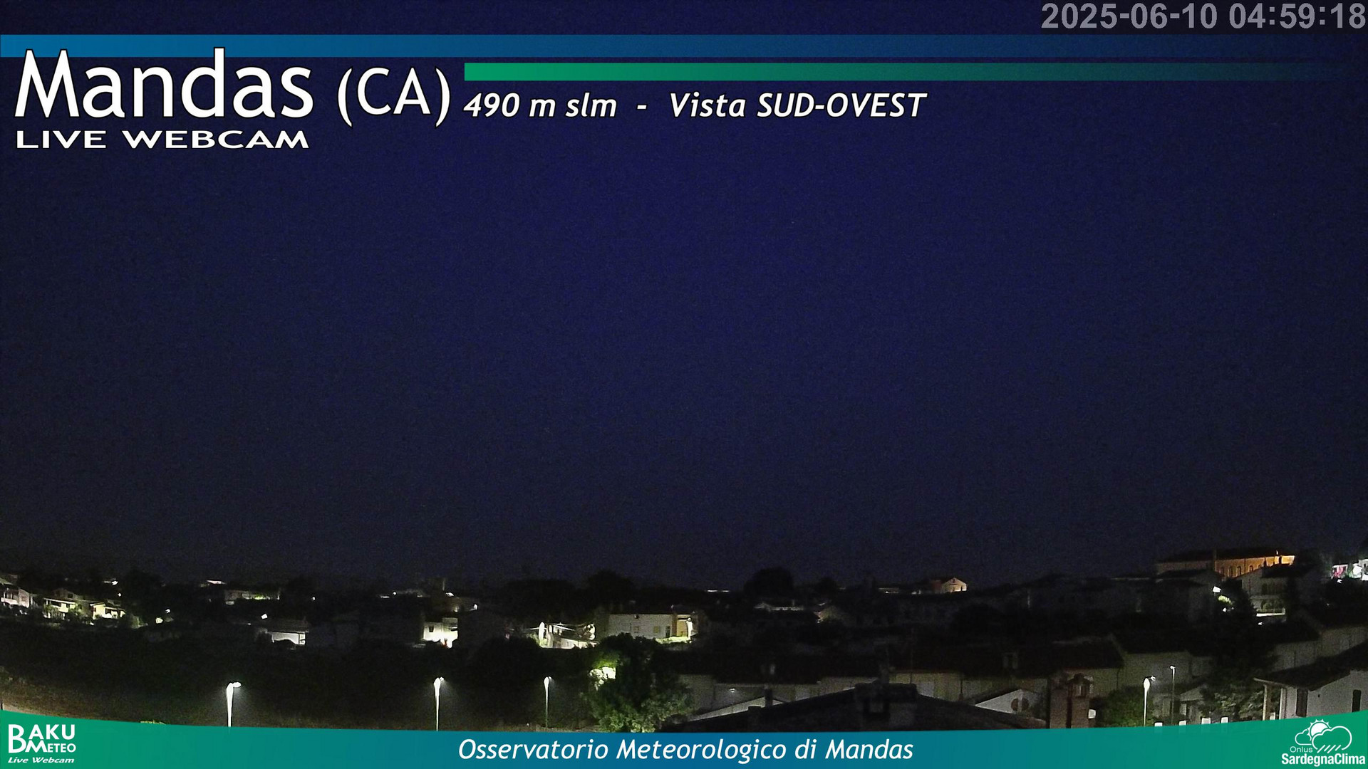 time-lapse frame, Mandas webcam