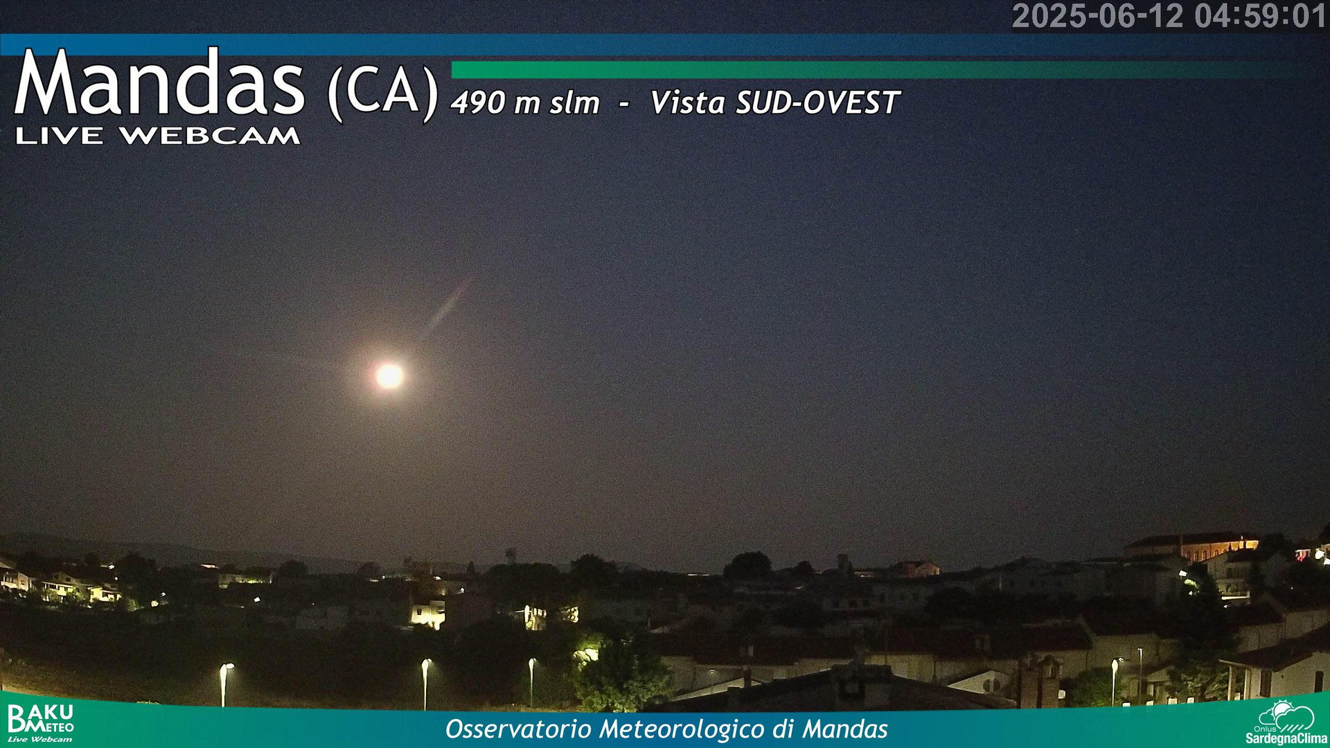 time-lapse frame, Mandas webcam