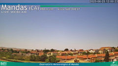 view from Mandas on 2025-06-25