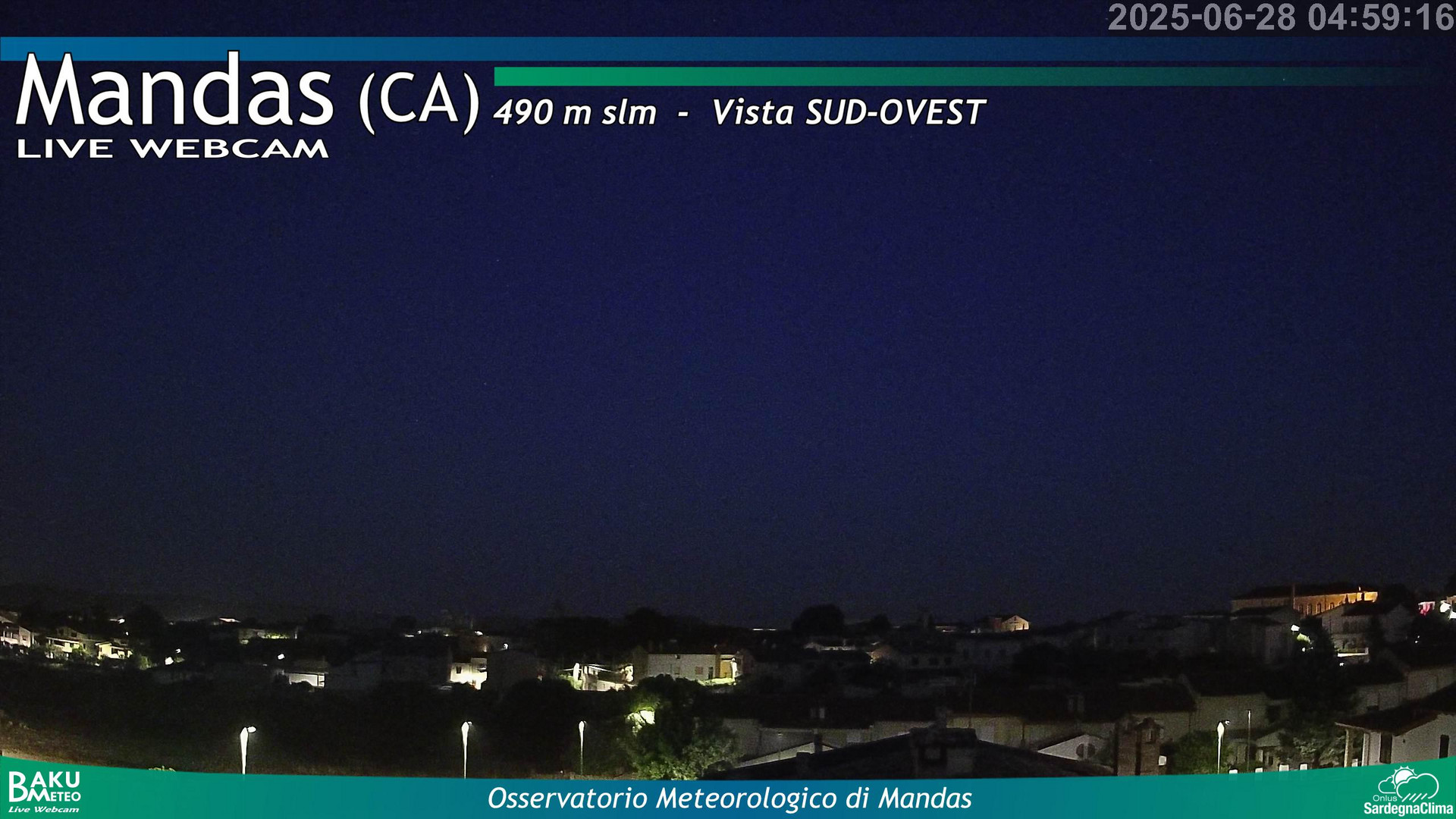 time-lapse frame, Mandas webcam