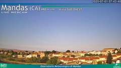 view from Mandas on 2025-07-01