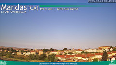 view from Mandas on 2025-07-01