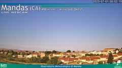 view from Mandas on 2025-07-01
