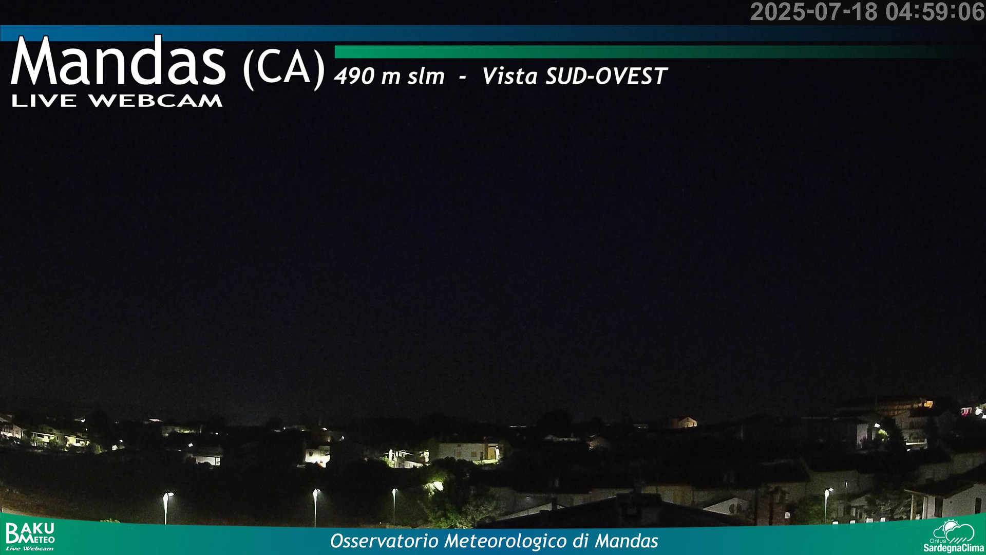 time-lapse frame, Mandas webcam
