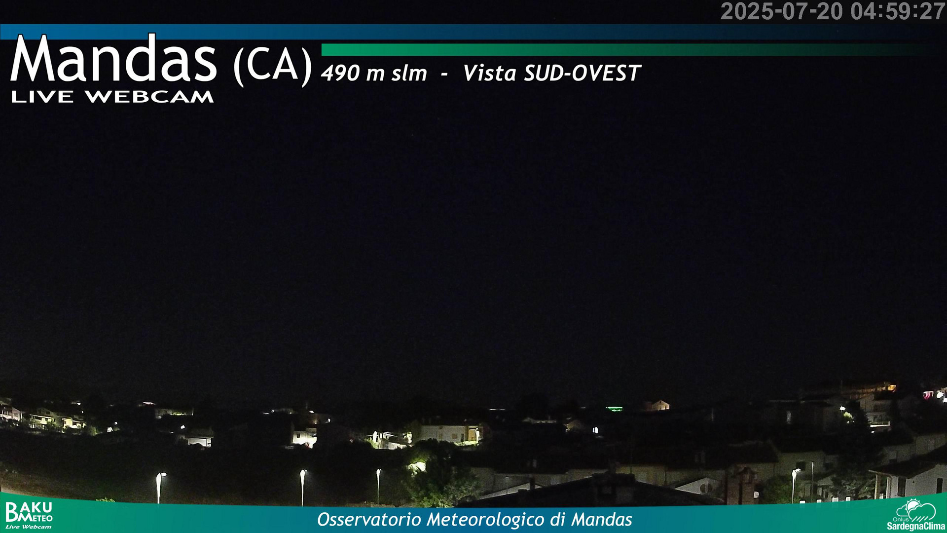 time-lapse frame, Mandas webcam