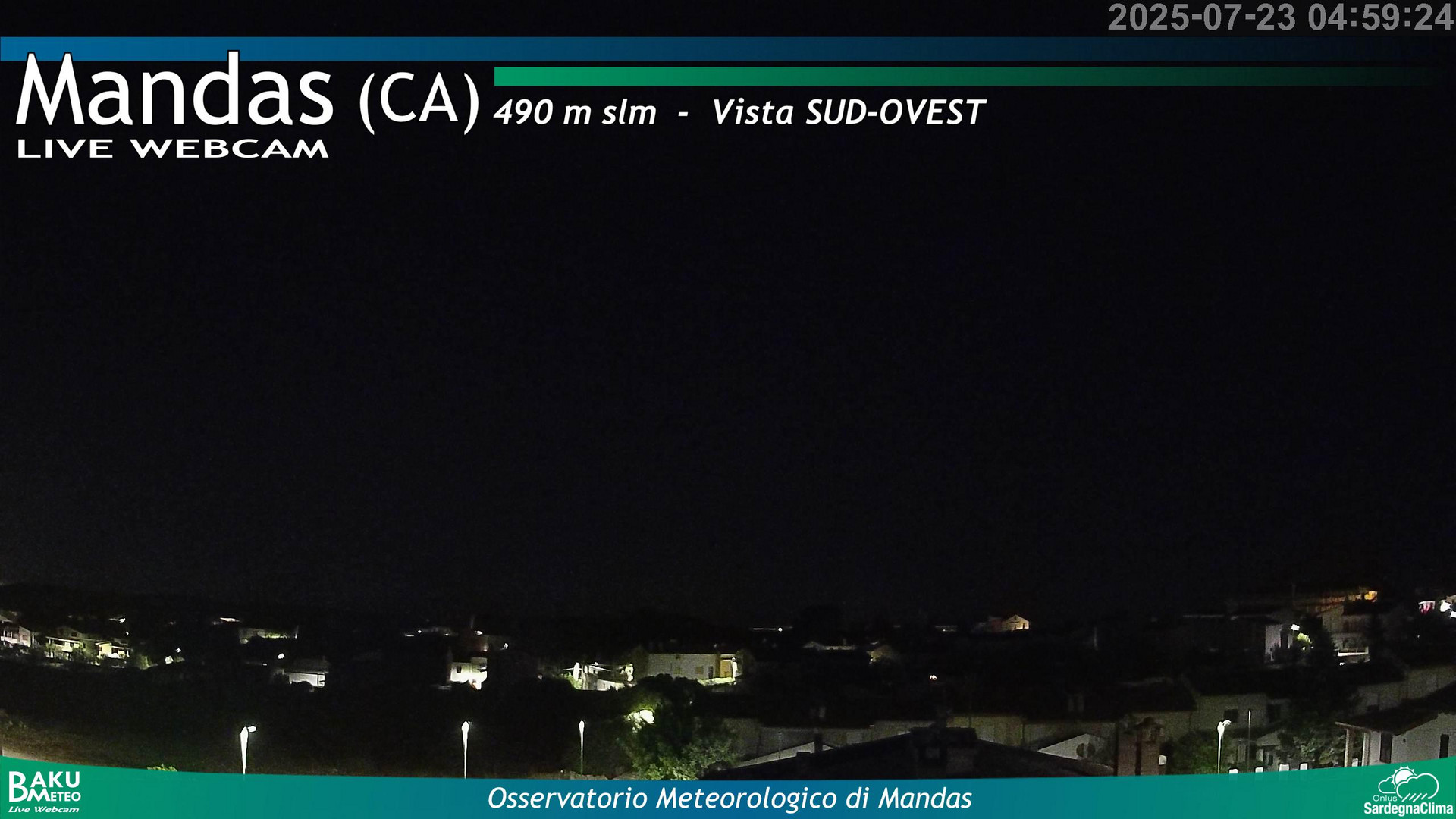 time-lapse frame, Mandas webcam