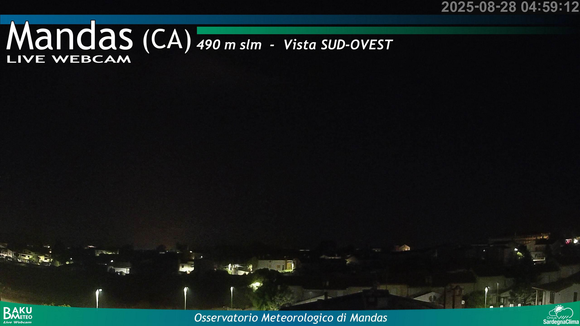 time-lapse frame, Mandas webcam