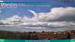 view from Mandas on 2026-03-16