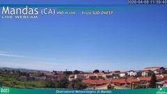 view from Mandas on 2026-04-08