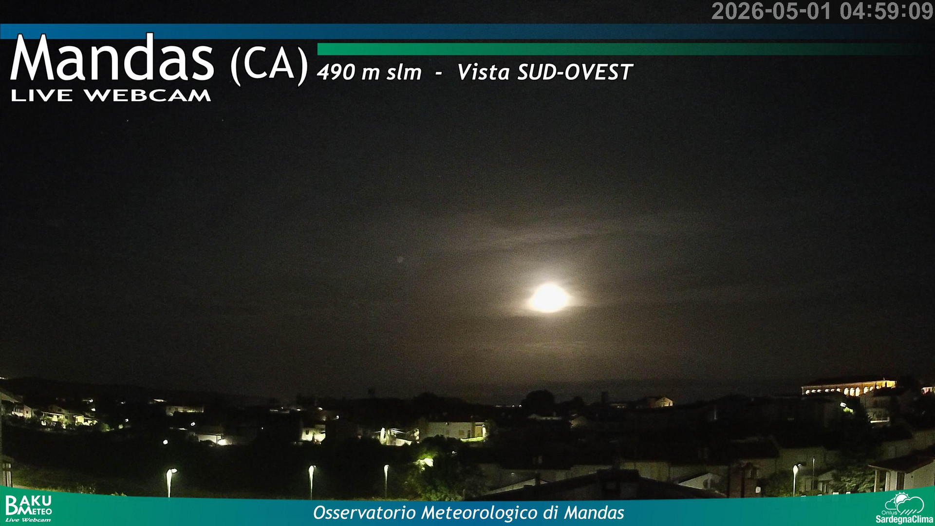 time-lapse frame, Mandas webcam
