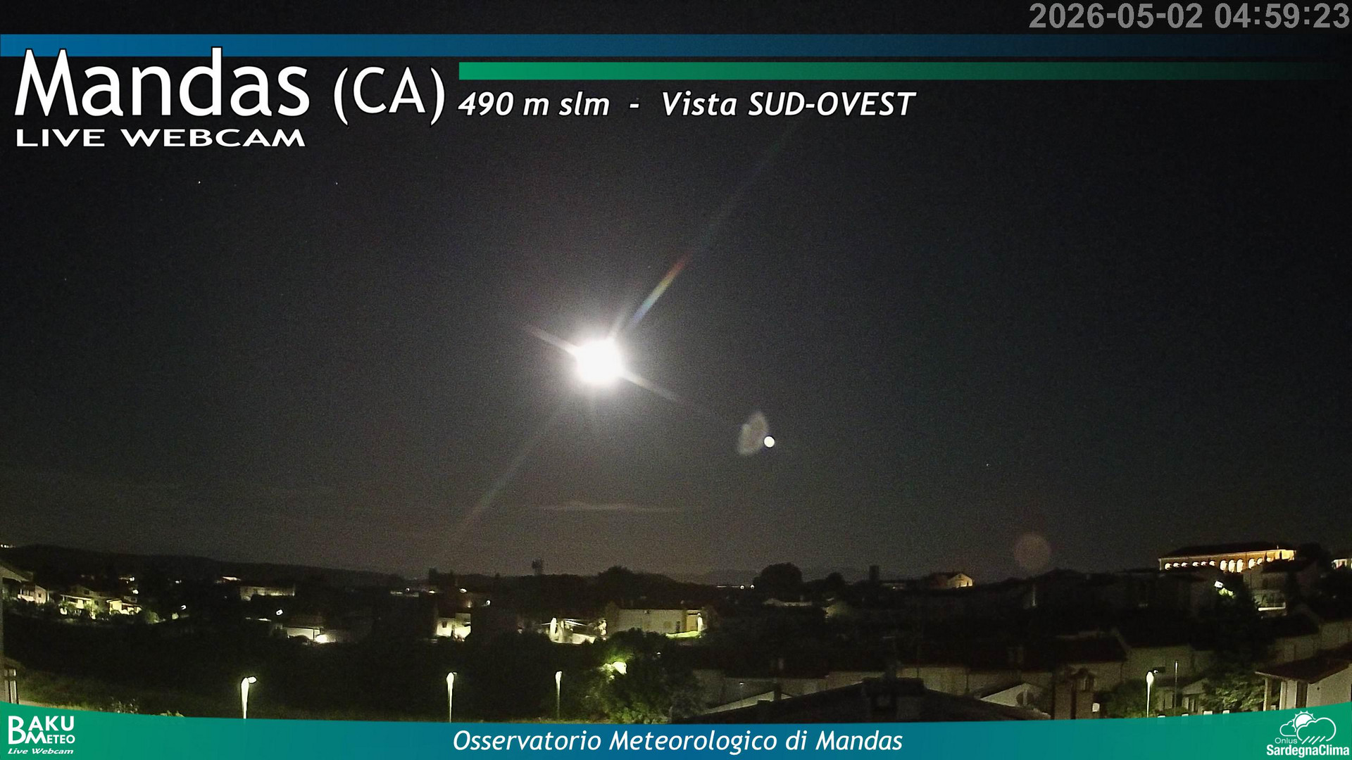 time-lapse frame, Mandas webcam