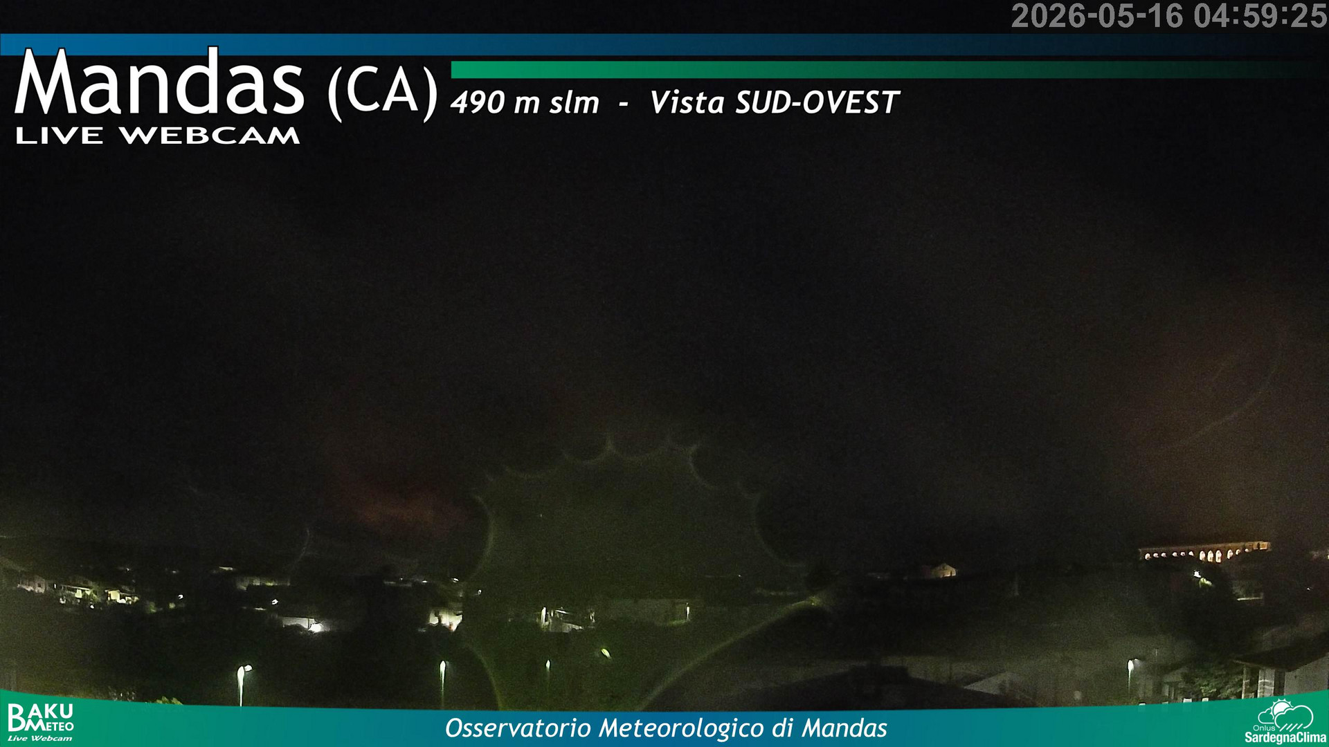 time-lapse frame, Mandas webcam
