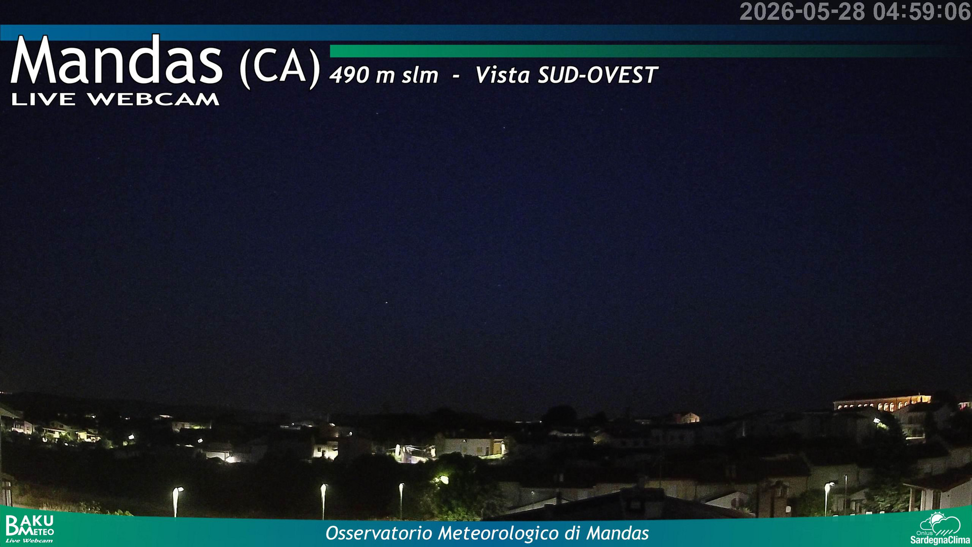 time-lapse frame, Mandas webcam
