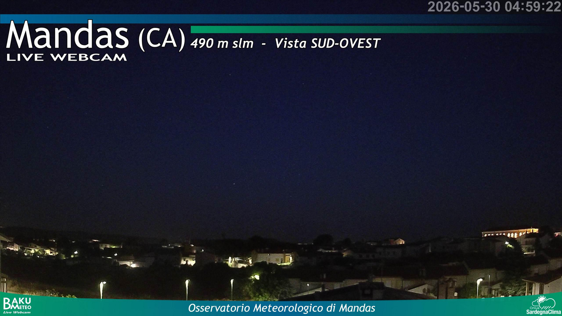 time-lapse frame, Mandas webcam