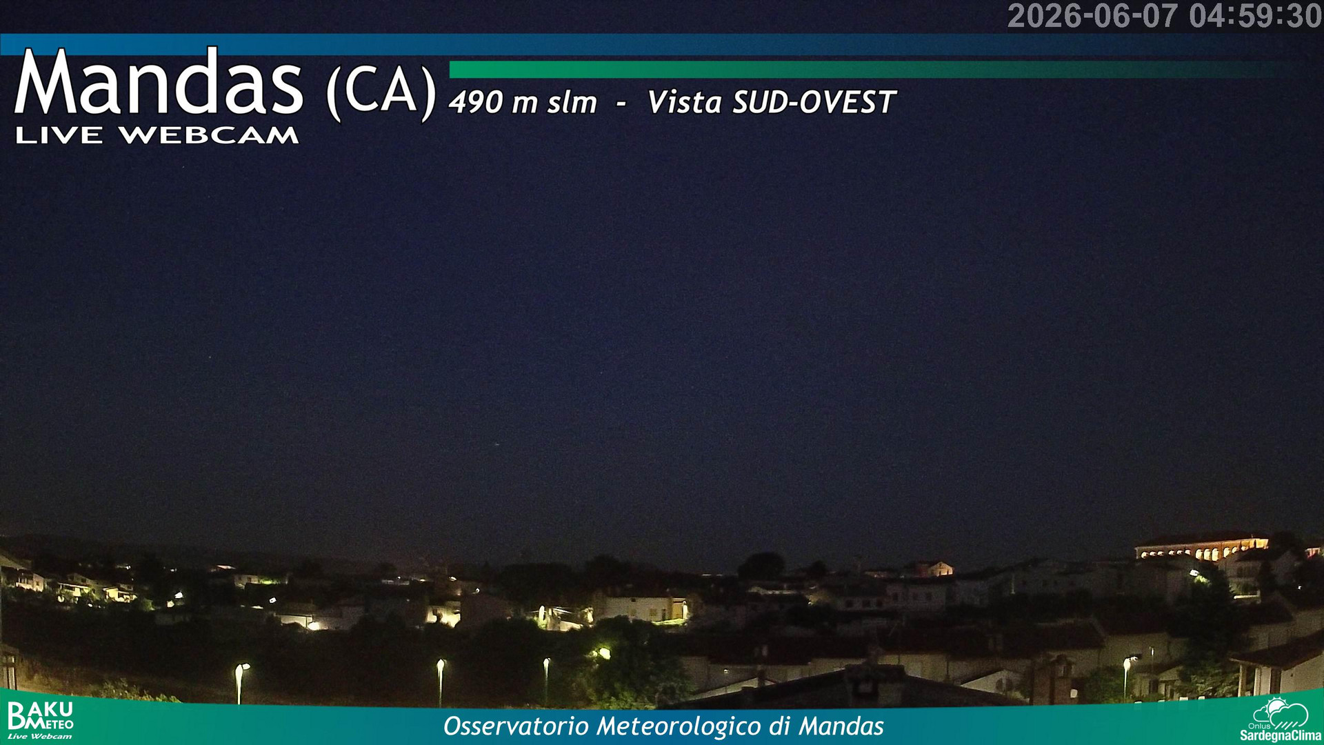 time-lapse frame, Mandas webcam