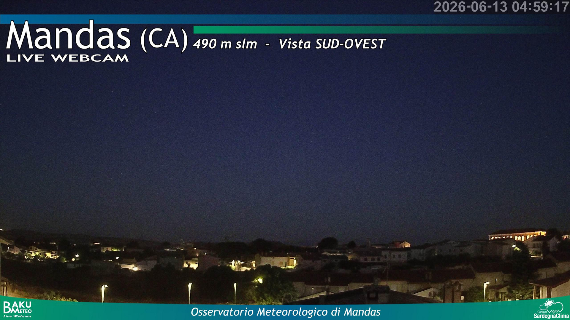 time-lapse frame, Mandas webcam