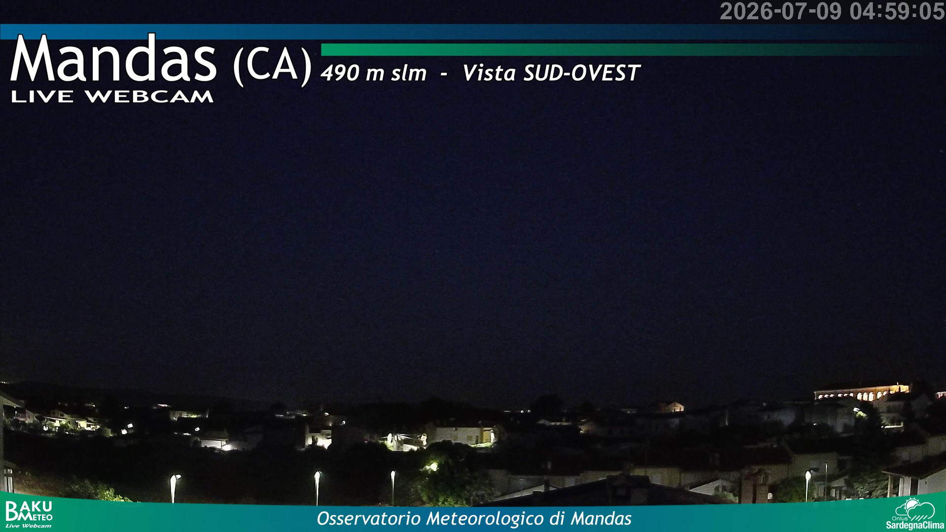 time-lapse frame, Mandas webcam
