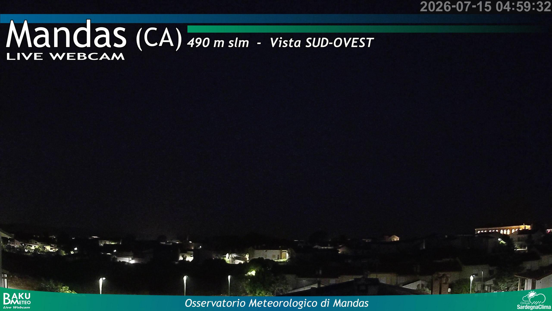 time-lapse frame, Mandas webcam