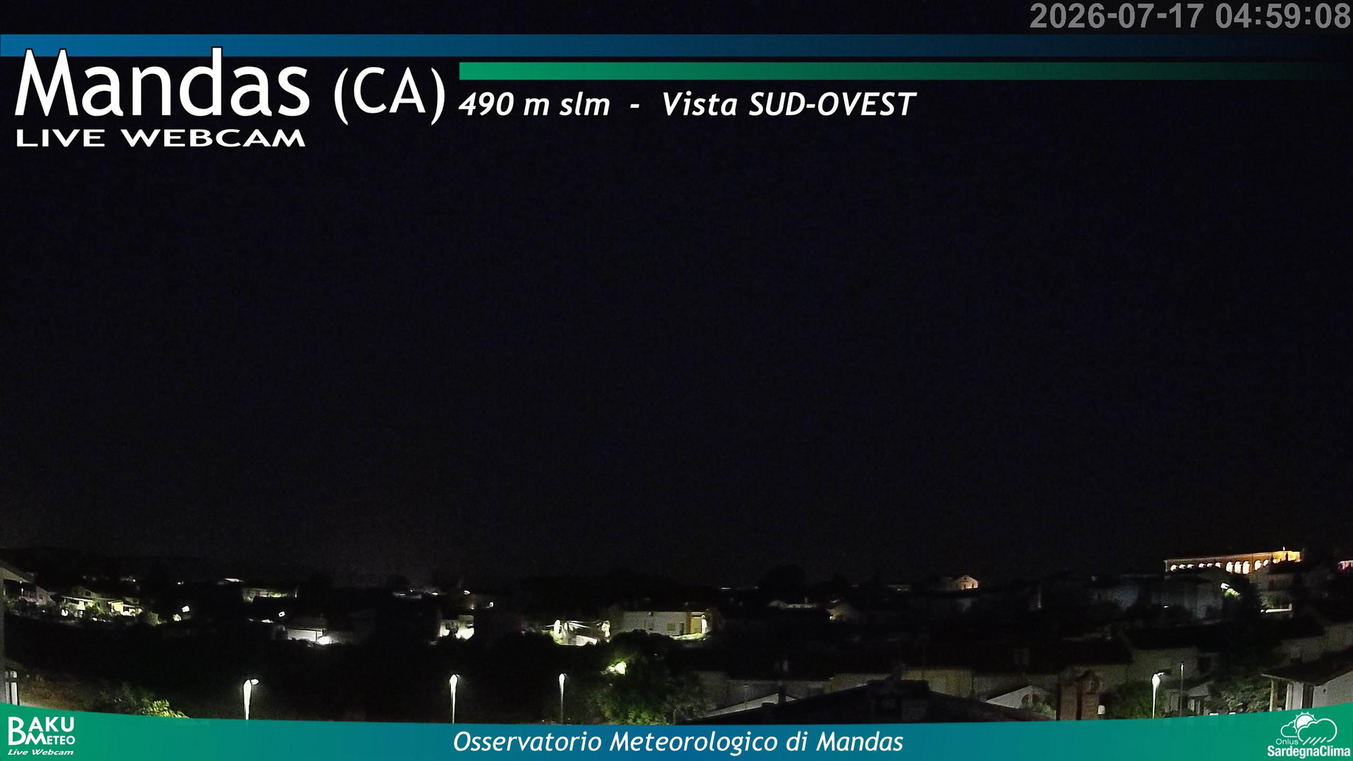 time-lapse frame, Mandas webcam