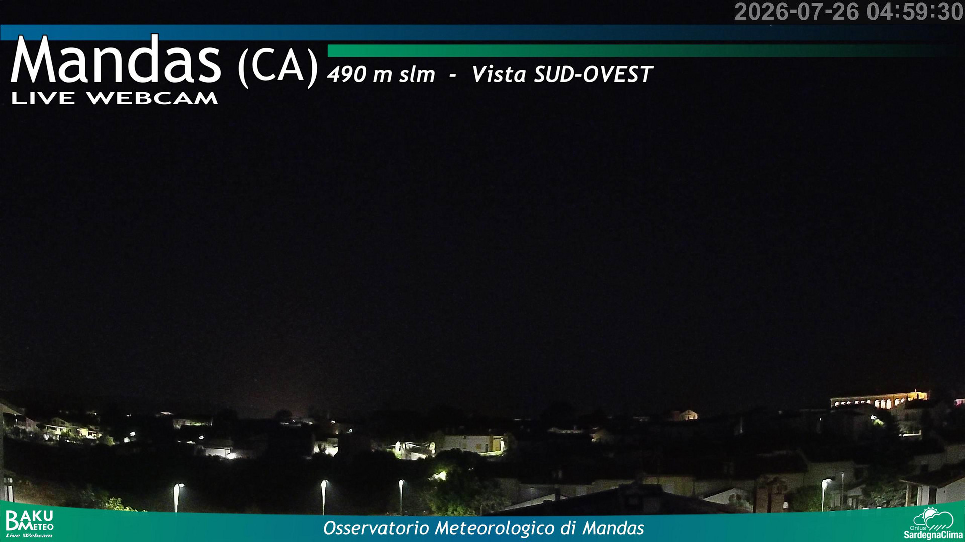 time-lapse frame, Mandas webcam