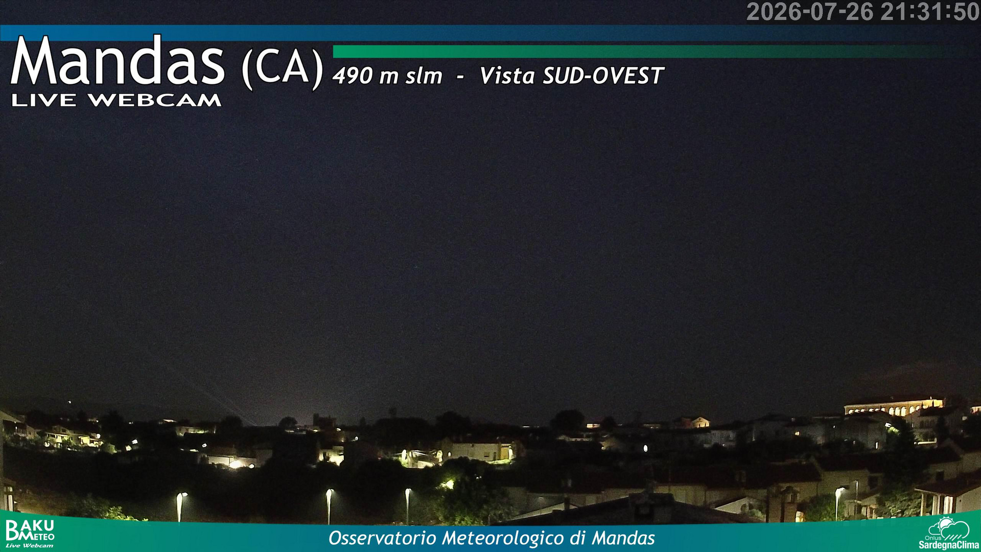 time-lapse frame, Mandas webcam
