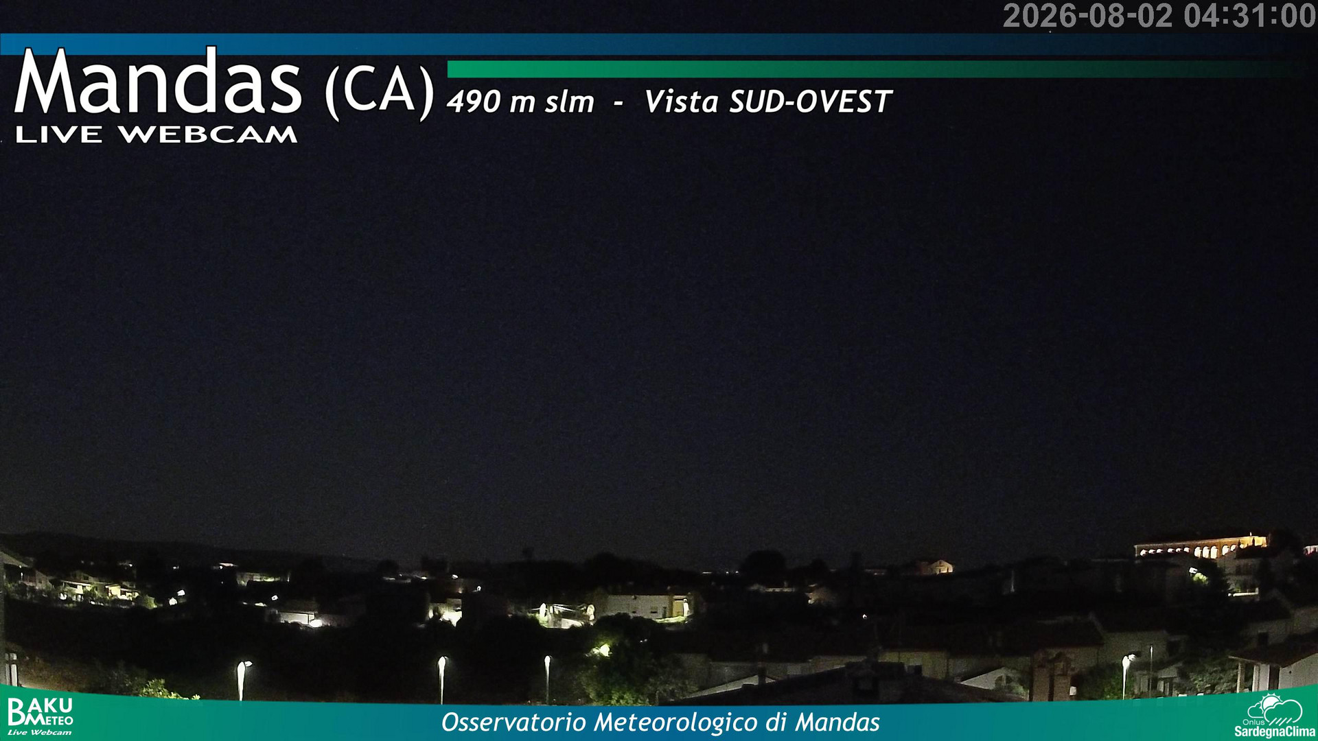 time-lapse frame, Mandas webcam