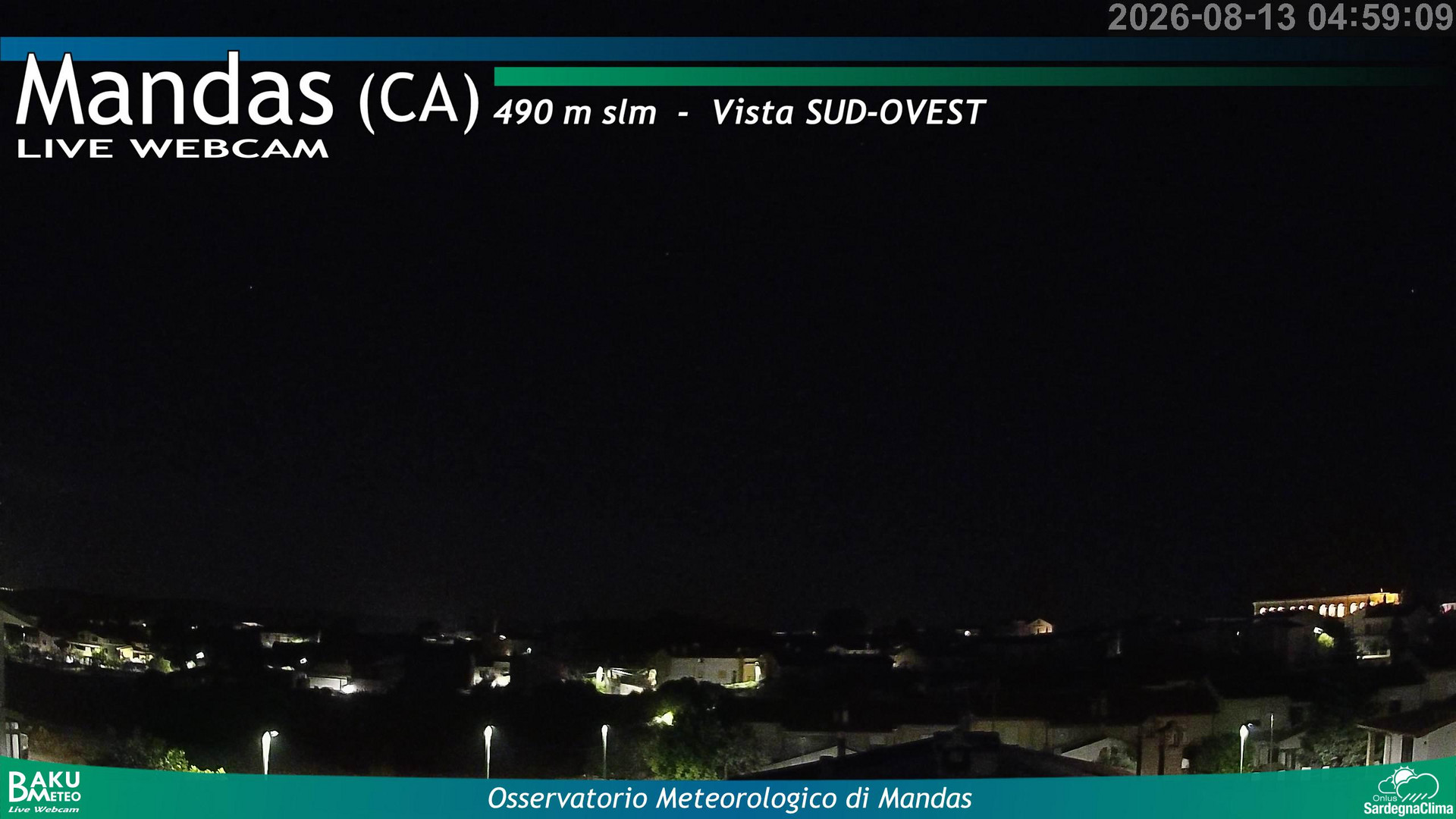 time-lapse frame, Mandas webcam