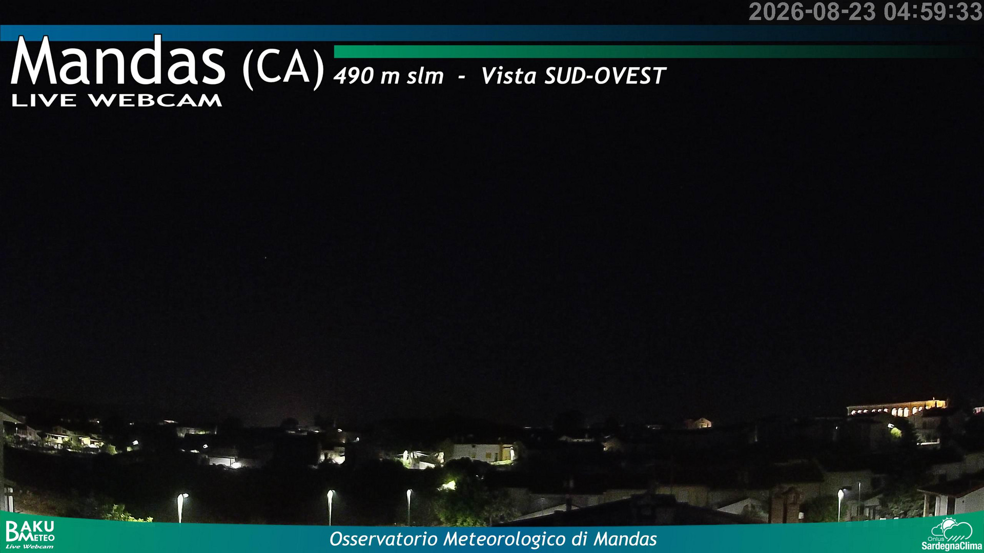 time-lapse frame, Mandas webcam