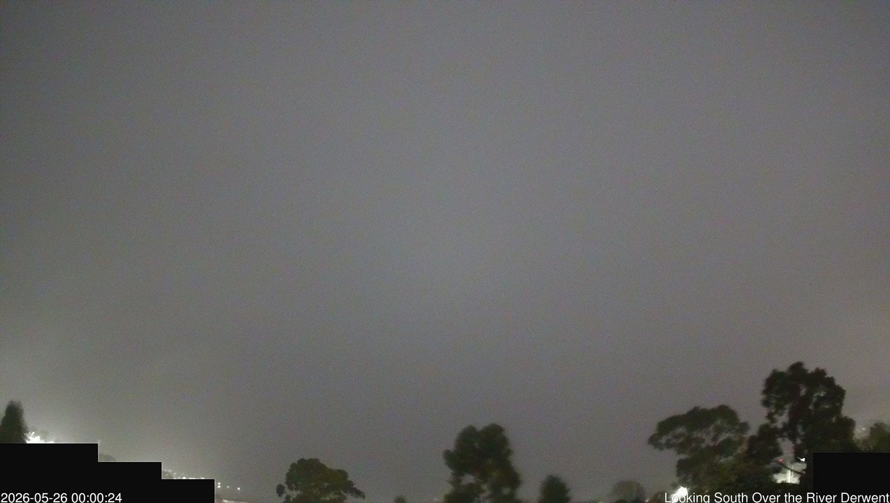 time-lapse frame, Aurora Cam Tasmania webcam