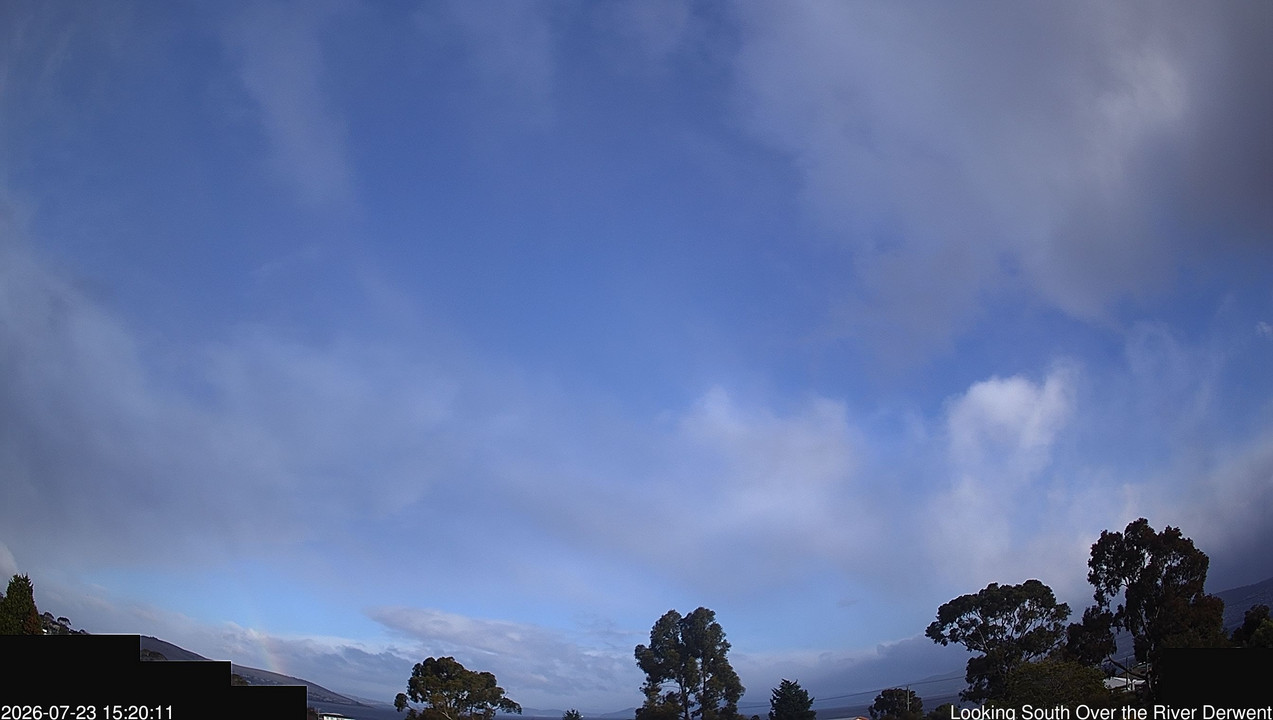 time-lapse frame, Aurora Cam Tasmania webcam