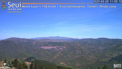 view from Monte Lusei Panoramica on 2025-05-28
