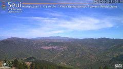 view from Monte Lusei Panoramica on 2025-05-29