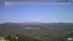 view from Monte Lusei Panoramica on 2025-06-06
