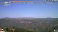 view from Monte Lusei Panoramica on 2025-06-07